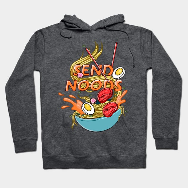 Send Noods Ramen Hoodie by Kimprut